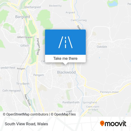 South View Road map