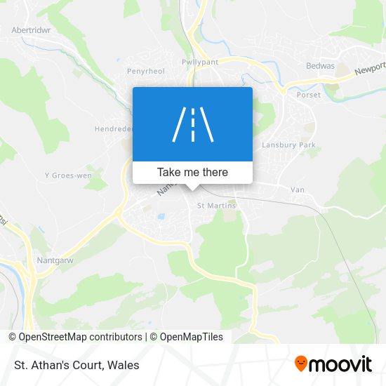 St. Athan's Court map