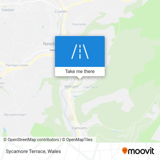 Sycamore Terrace map