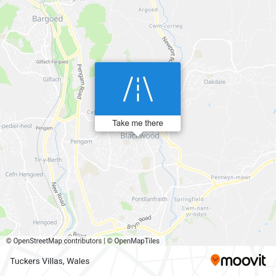 Tuckers Villas map