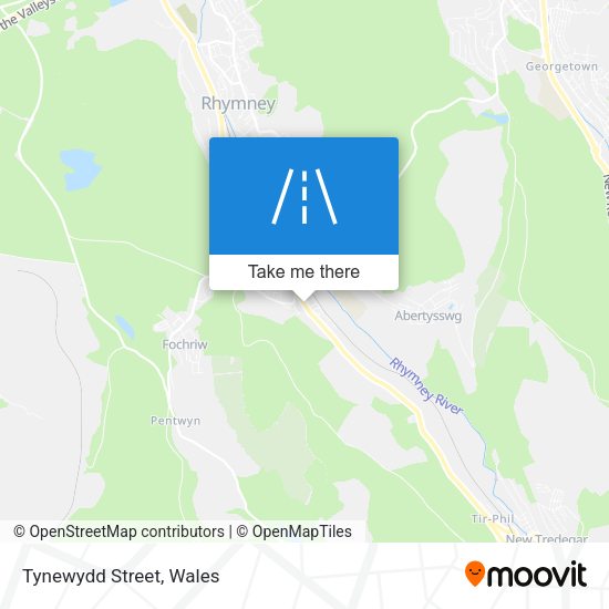 Tynewydd Street map