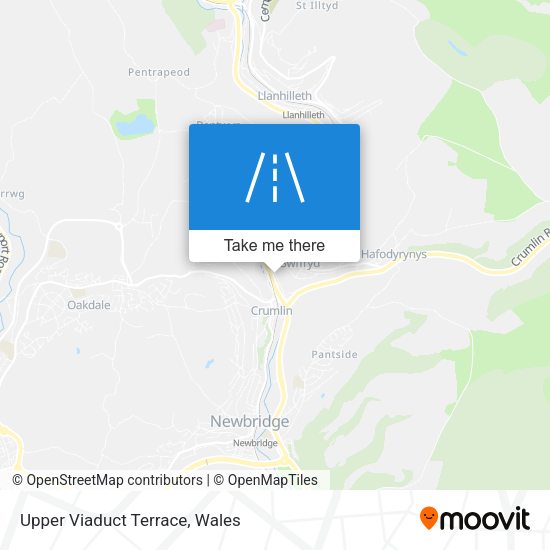 Upper Viaduct Terrace map