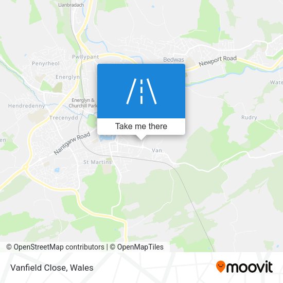 Vanfield Close map
