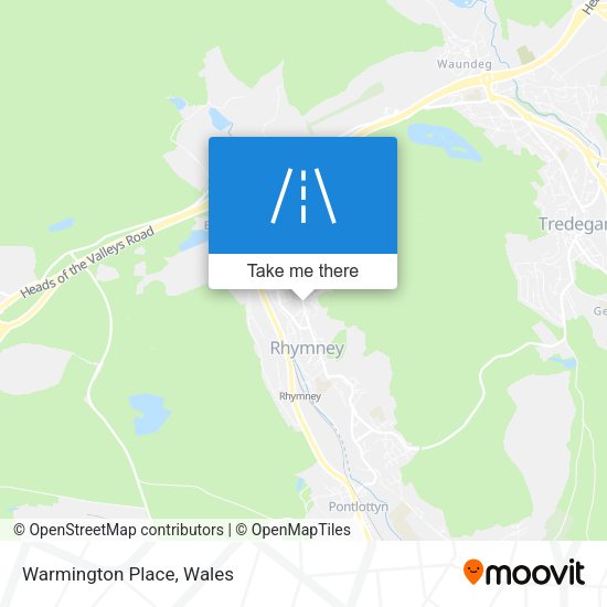 Warmington Place map