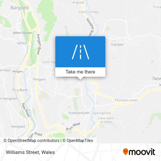 Williams Street map