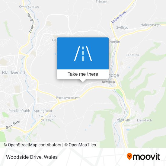 Woodside Drive map