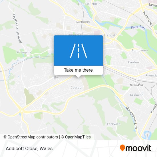 Addicott Close map