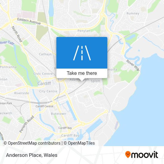 Anderson Place map