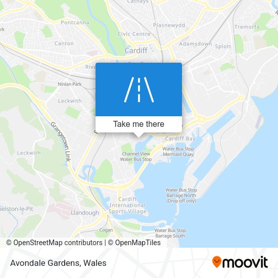 Avondale Gardens map