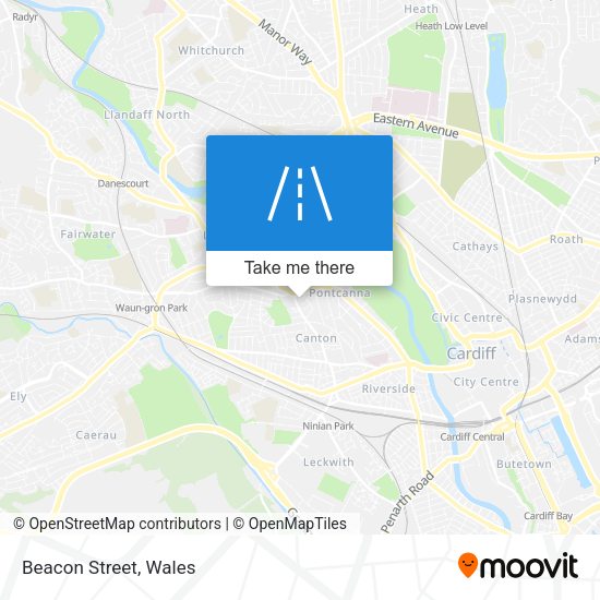 Beacon Street map