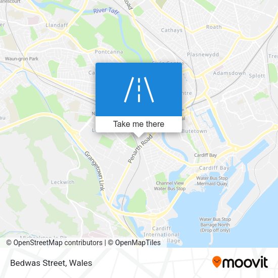Bedwas Street map