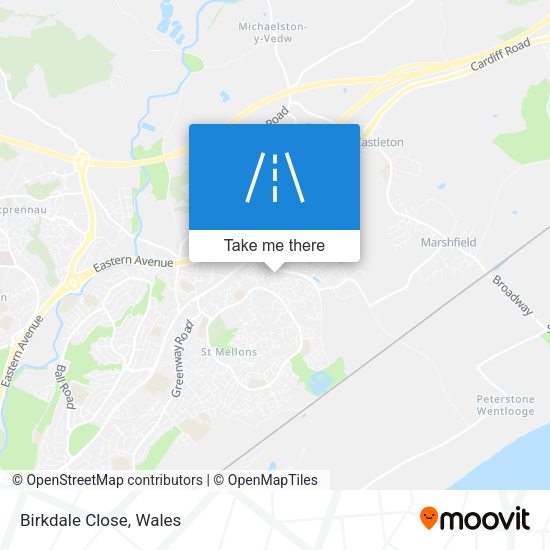Birkdale Close map
