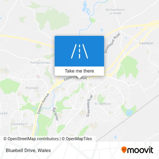 Bluebell Drive map
