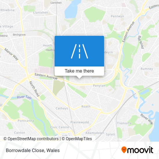 Borrowdale Close map