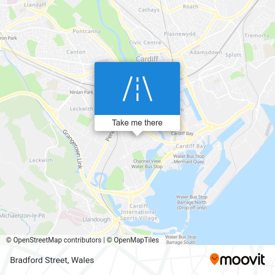 Bradford Street map