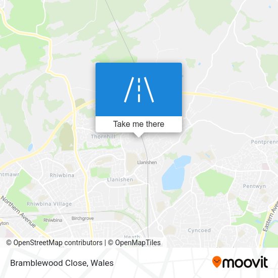 Bramblewood Close map