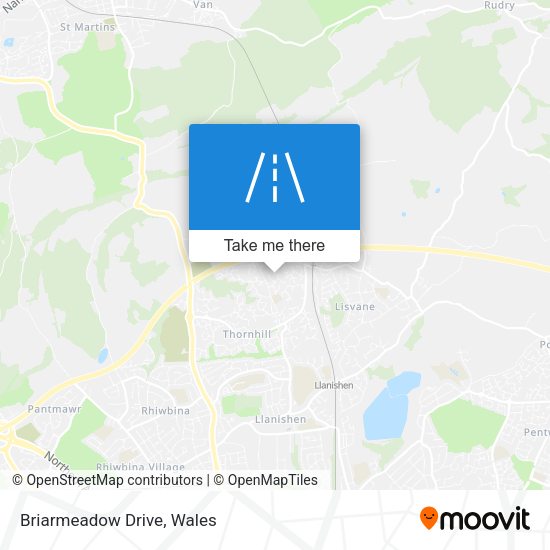 Briarmeadow Drive map
