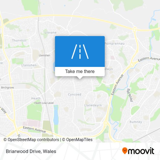 Briarwood Drive map