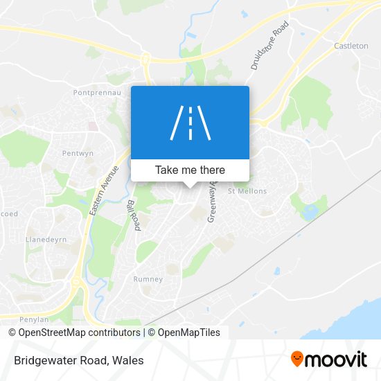 Bridgewater Road map