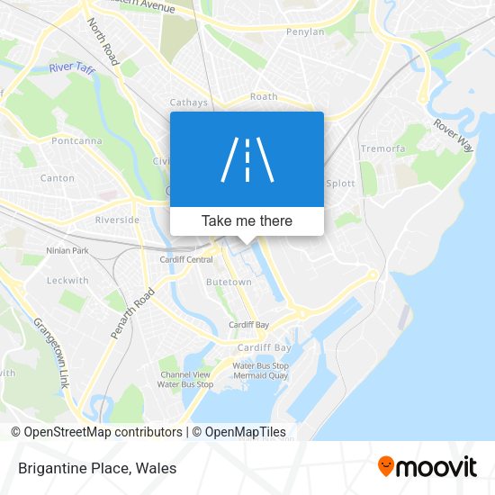 Brigantine Place map