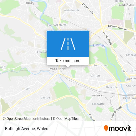 Butleigh Avenue map
