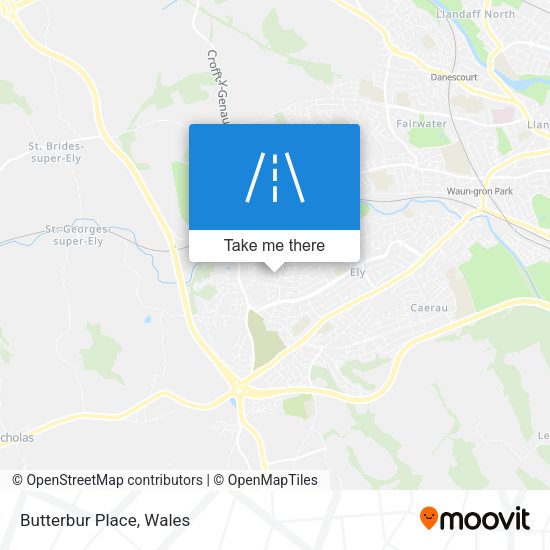 Butterbur Place map