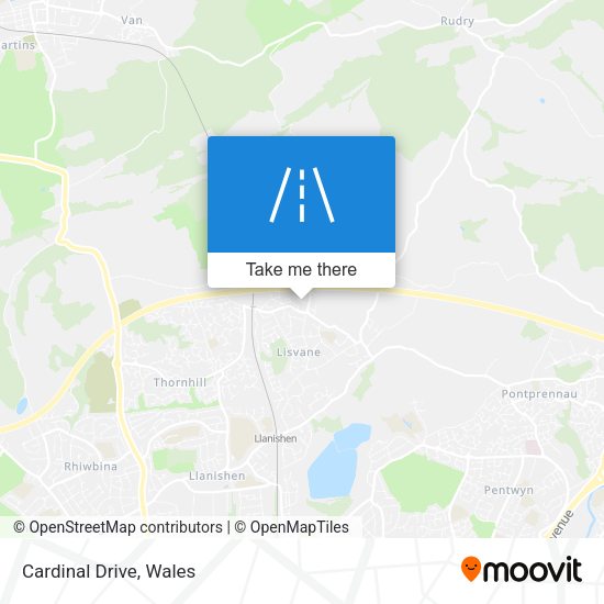 Cardinal Drive map