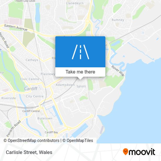 Carlisle Street map