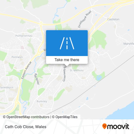 Cath Cob Close map