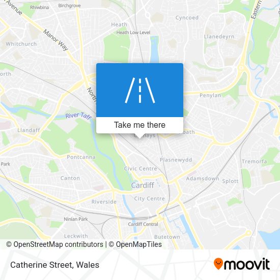 Catherine Street map