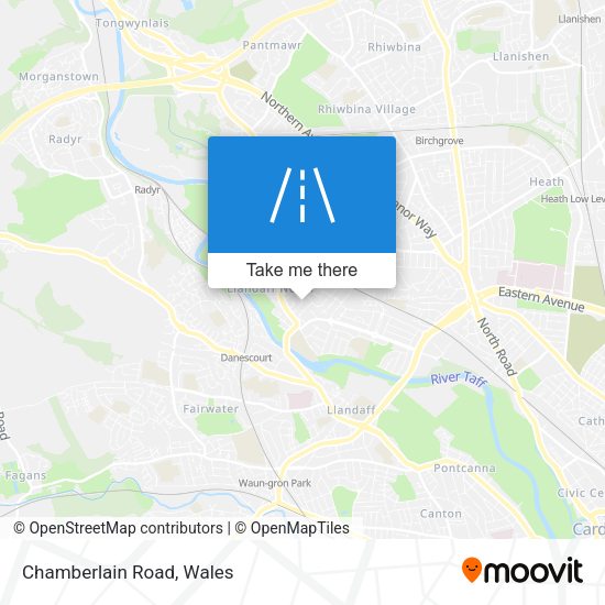 Chamberlain Road map