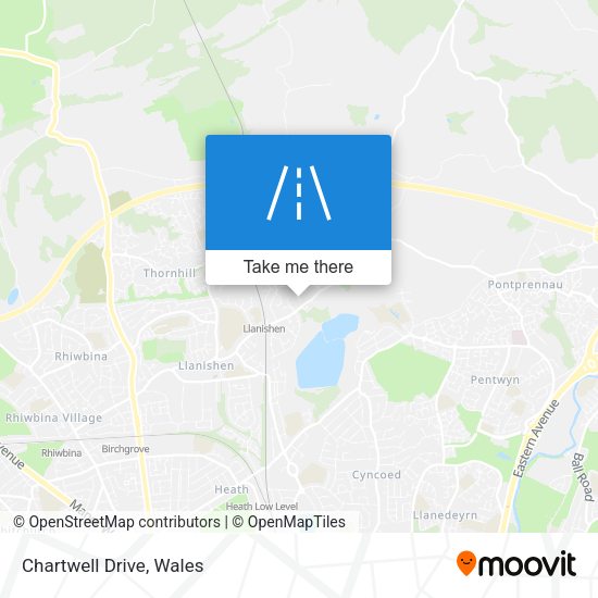 Chartwell Drive map