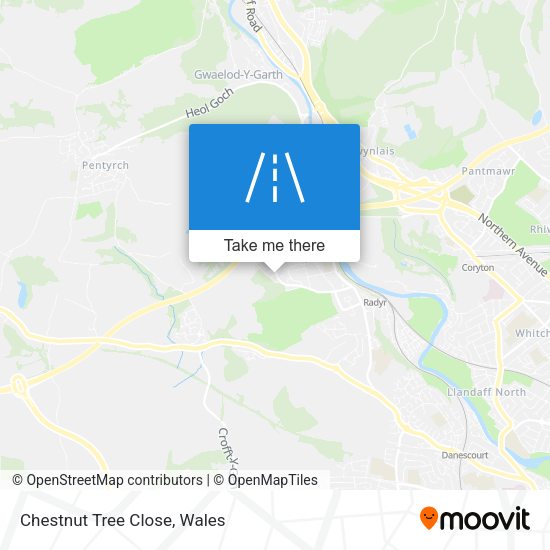 Chestnut Tree Close map