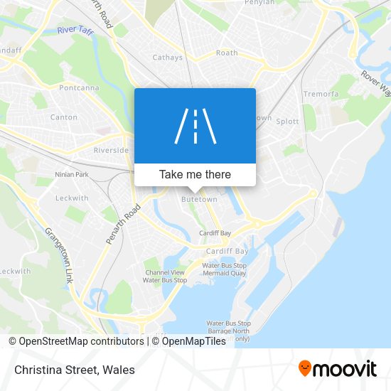 Christina Street map