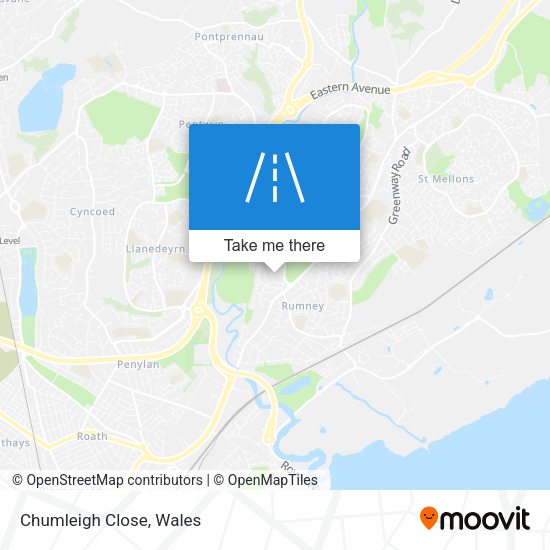 Chumleigh Close map