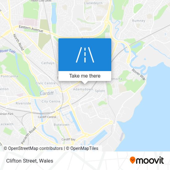Clifton Street map