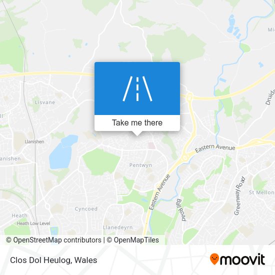 Clos Dol Heulog map
