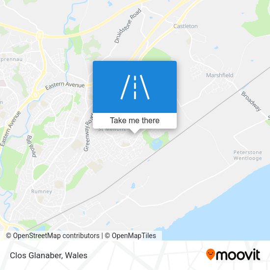 Clos Glanaber map