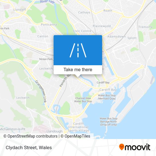Clydach Street map