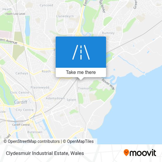 Clydesmuir Industrial Estate map