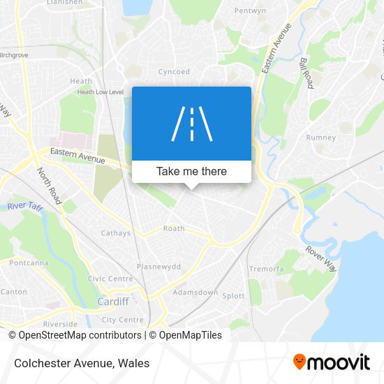 Colchester Avenue map