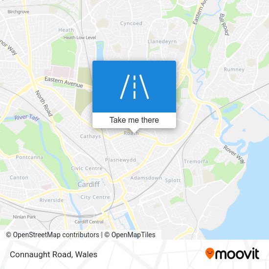 Connaught Road map