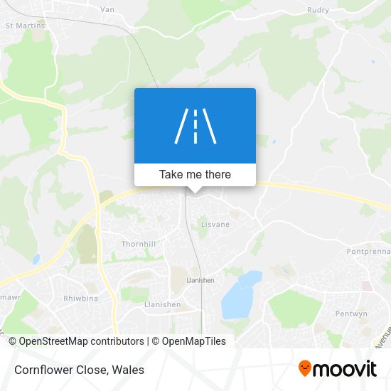 Cornflower Close map