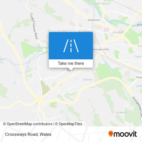 Crossways Road map