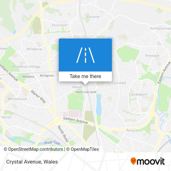 Crystal Avenue map