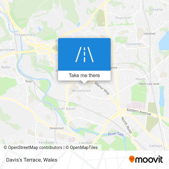 Davis's Terrace map