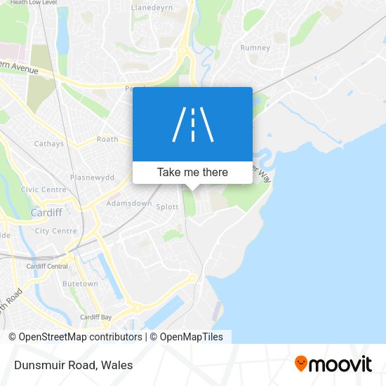 Dunsmuir Road map