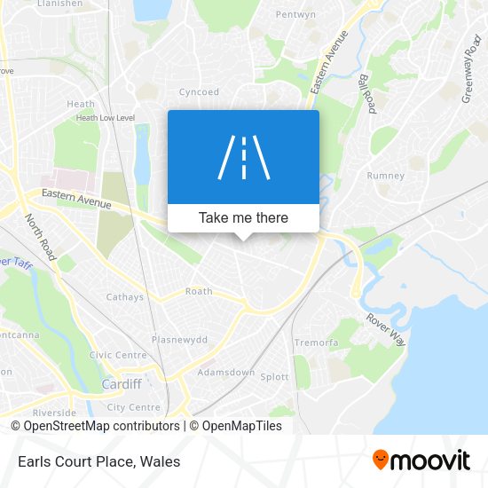 Earls Court Place map