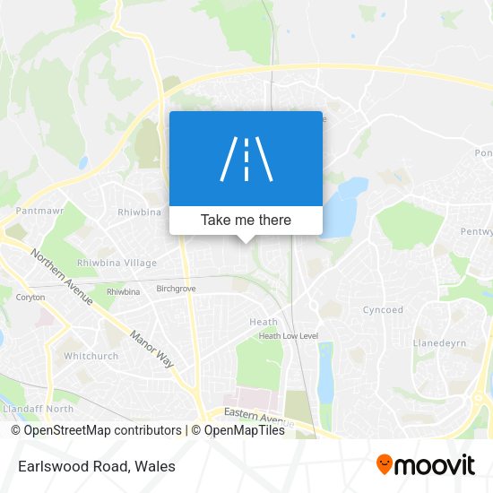 Earlswood Road map