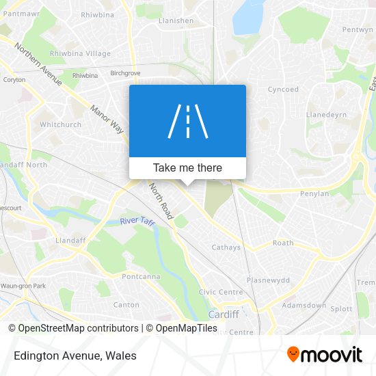 Edington Avenue map